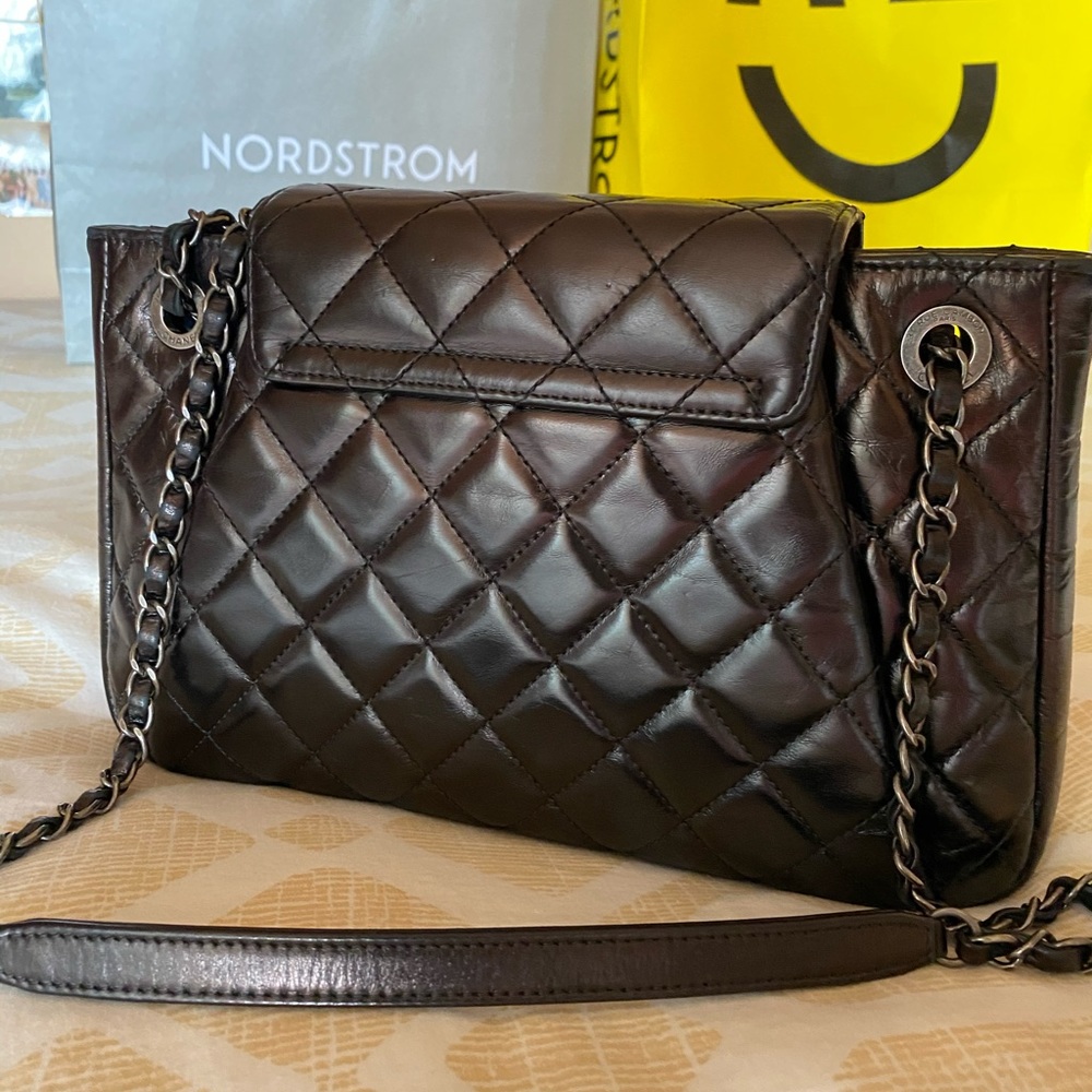 ✨SOLD✨✨Chanel calfskin quilted black flap bag - Picture 2 of 6